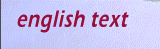   english text