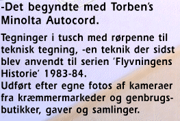 -It started with a drawing of Torben's Minolta Autocord.  