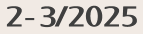 2 - 3/2025